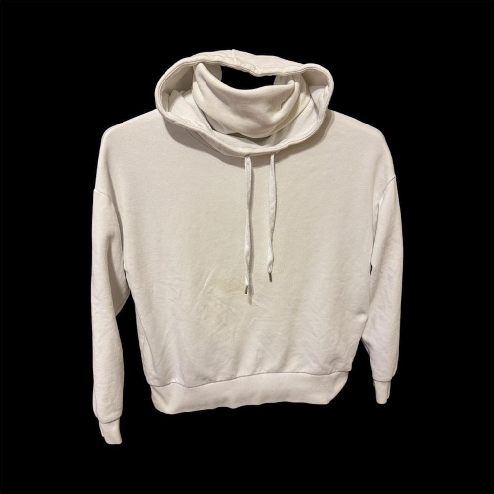 Banana Republic white cotton Cowl Neck Sweater size S in great condition